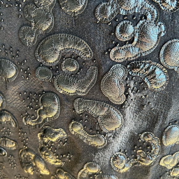 COACH 1941 Leather Embossed Sweatshirt - Picture 2 of 5